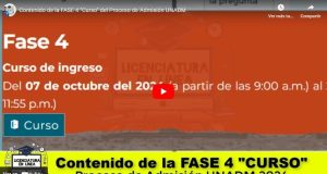 Contenido de la FASE 4 «Curso de Ingreso» de la UNADM 2024
